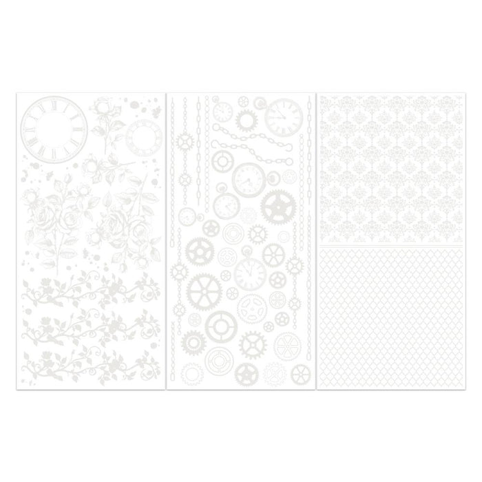 49 & Market Echoes Of Time - Irresistible Times Rub-On Transfer Set