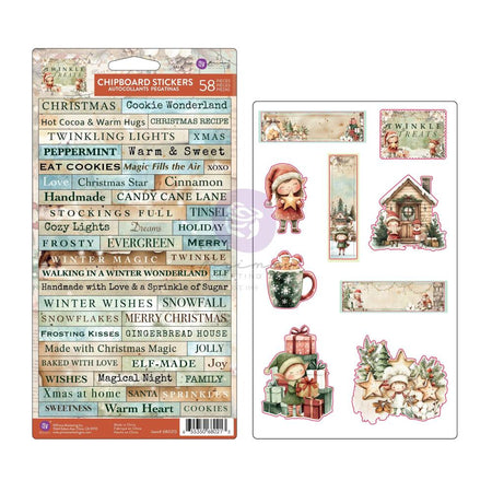 Prima Twinkle & Treats - Chipboard Stickers