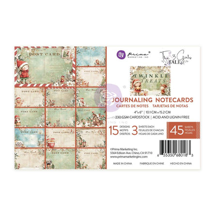 Prima Twinkle & Treats - 4x6 Journaling Cards