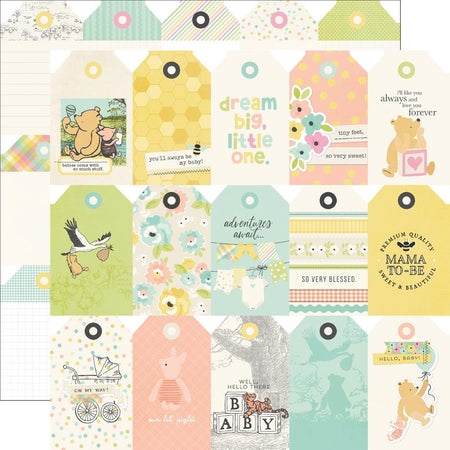 Simple Stories Say Cheese Classic Pooh Baby - Tag Elements
