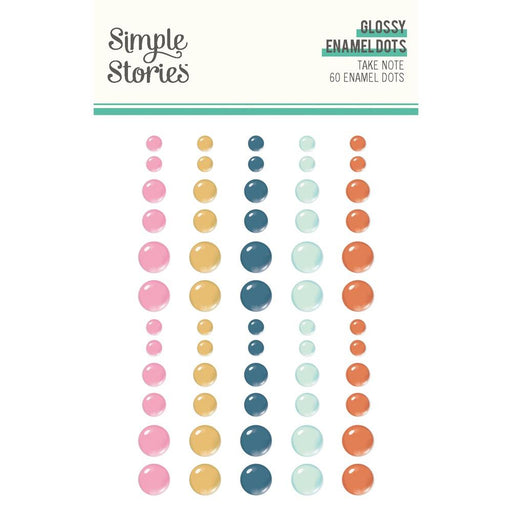 Simple Stories Take Note - Glossy Enamel Dots