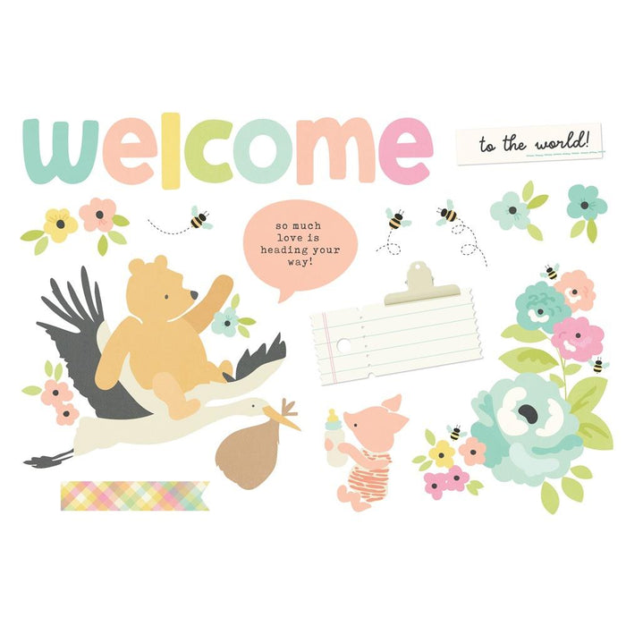 Simple Stories Say Cheese Classic Pooh Baby - Page Pieces