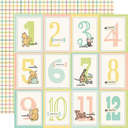 Simple Stories Say Cheese Classic Pooh Baby - 3x4 Month Elements
