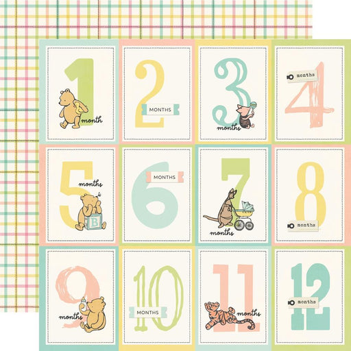 Simple Stories Say Cheese Classic Pooh Baby - 3x4 Month Elements