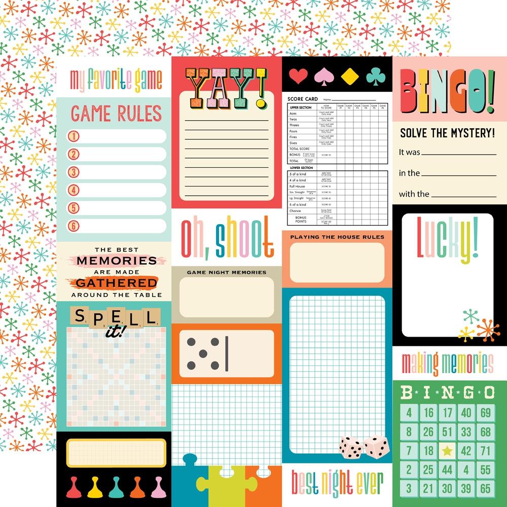 Simple Stories Game Night - Journal Elements — Papermaze