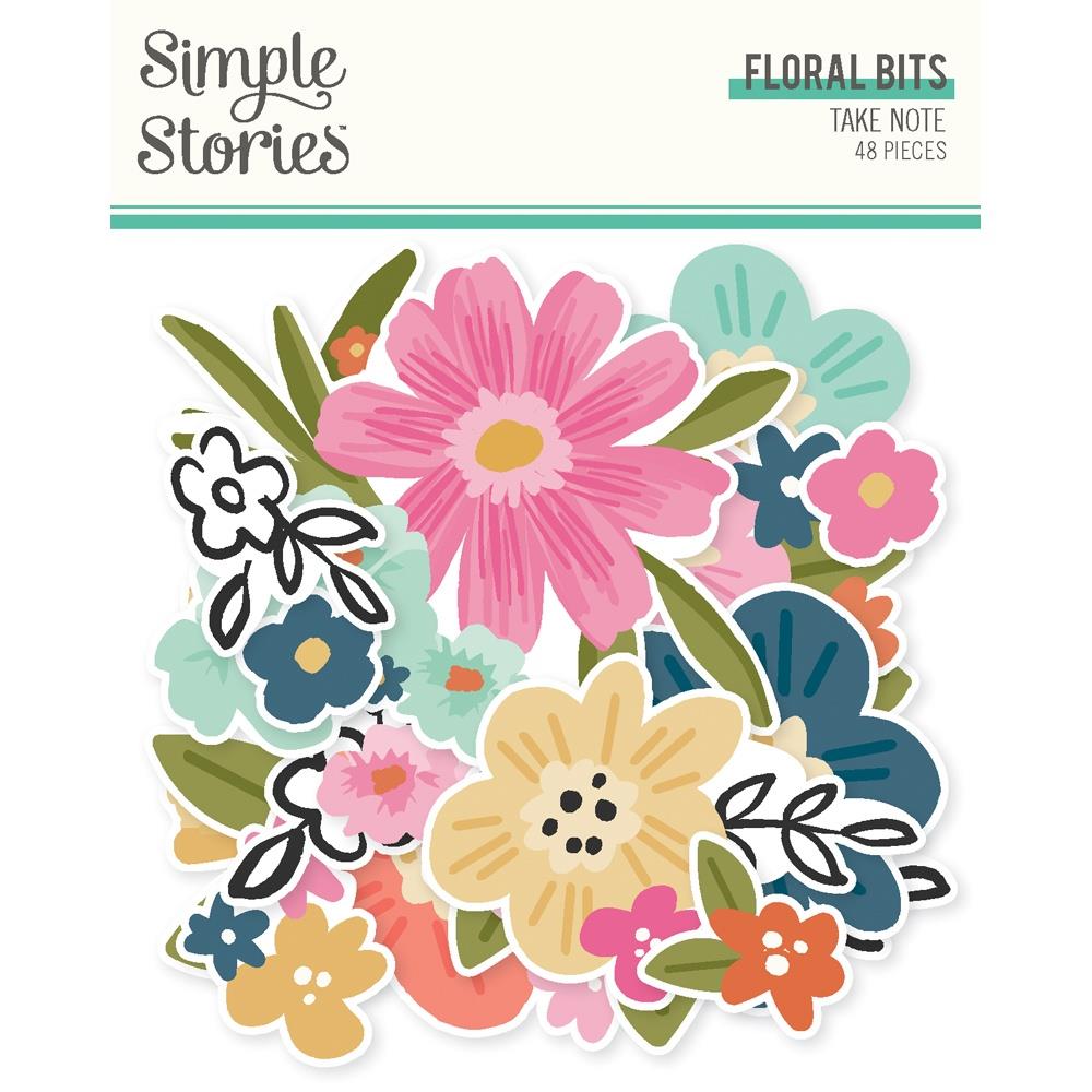 Simple Stories Take Note - Floral Bits & Pieces