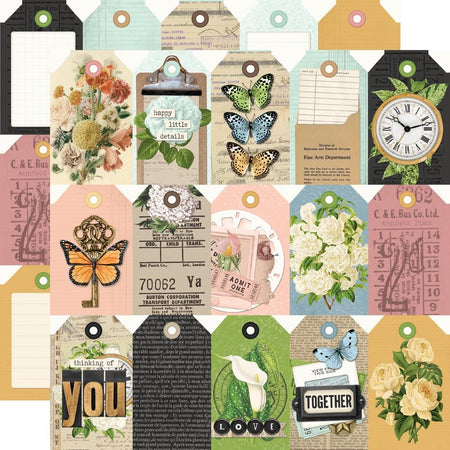 Simple Stories Simple Vintage Junk Drawer - Tag Elements