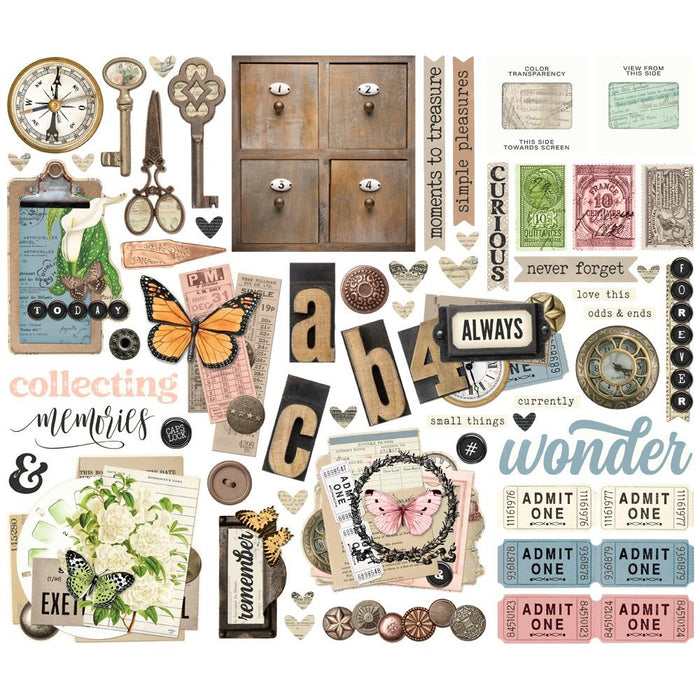 Simple Stories Simple Vintage Junk Drawer - Bits & Pieces