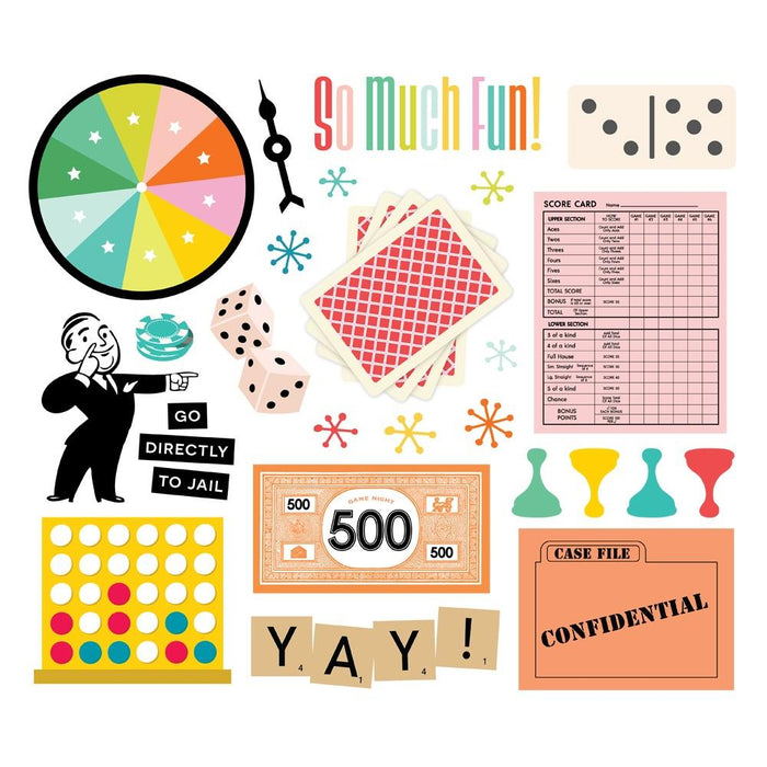 Simple Stories Game Night - Big Bits & Pieces