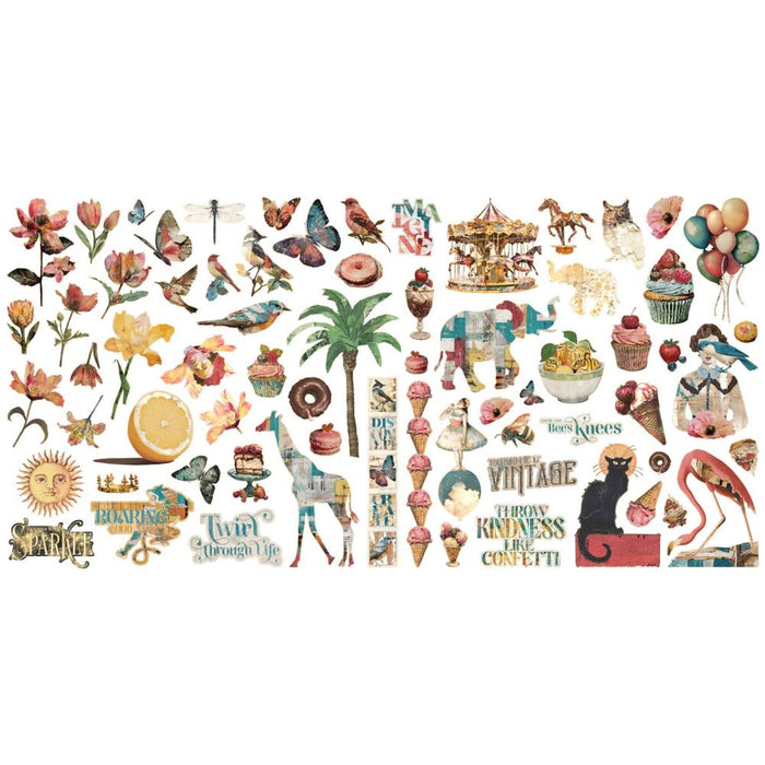 Graphic 45 Journaling Through Time - Ephemera Set