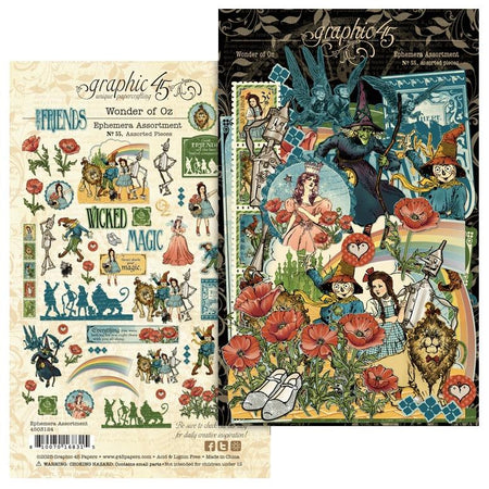 Graphic 45 Wonder Of Oz - Ephemera Set