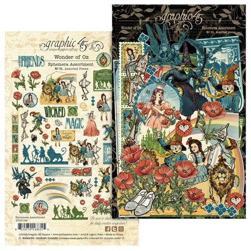 Graphic 45 Wonder Of Oz - Ephemera Set