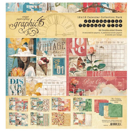 Graphic 45 Journaling Through Time - 12x12 Collection Kit