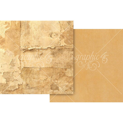 Graphic 45 Journaling Through Time - Goldenrod Gold Patterns