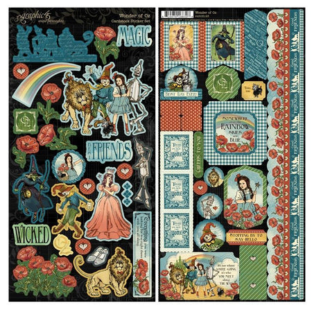 Graphic 45 Wonder Of Oz - Sticker Set
