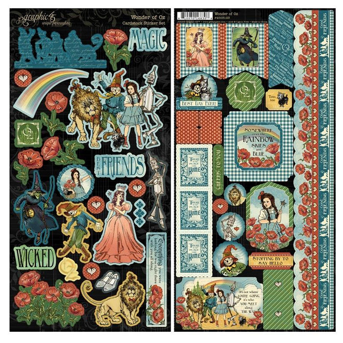 Graphic 45 Wonder Of Oz - Sticker Set
