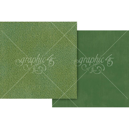 Graphic 45 Wonder Of Oz - Emerald Green Pattern