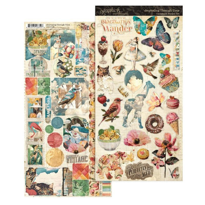 Graphic 45 Journaling Through Time - Sticker Set