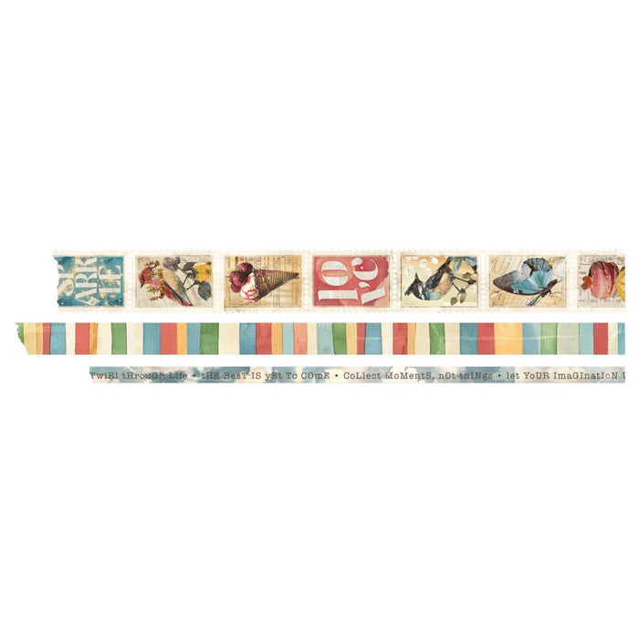 Graphic 45 Journaling Through Time - Washi Tape Set