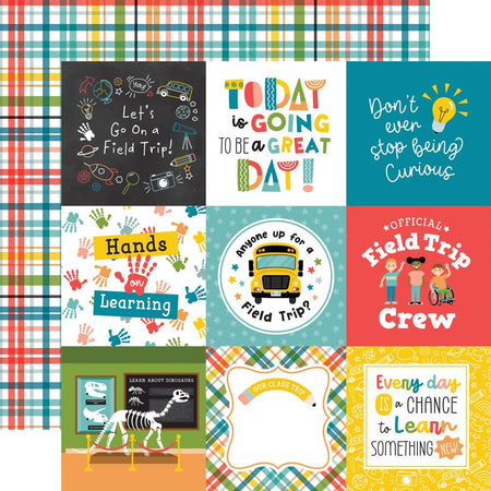 Echo Park Field Trip - 4x4 Journaling Cards