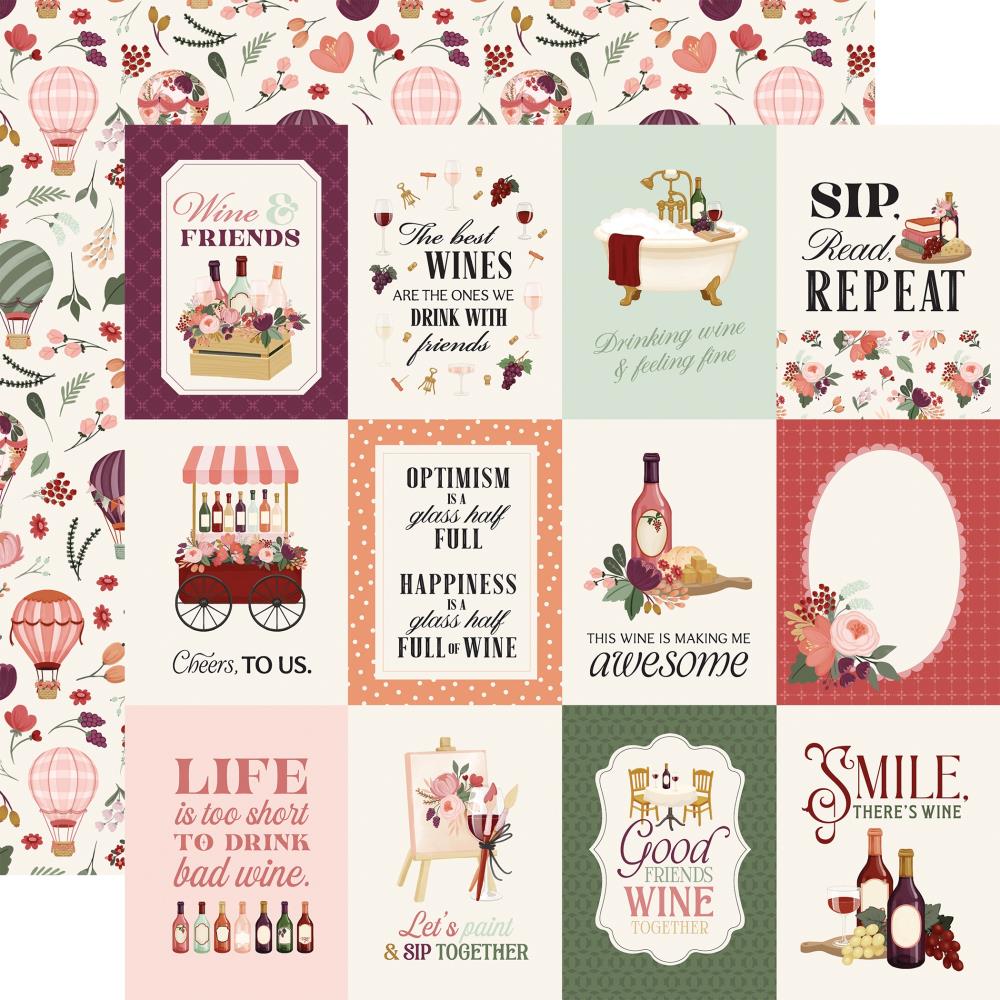 Carta Bella Wine - 3x4 Journaling Cards