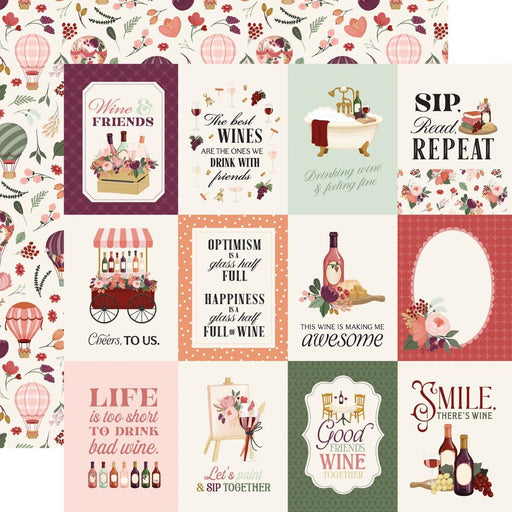 Carta Bella Wine - 3x4 Journaling Cards
