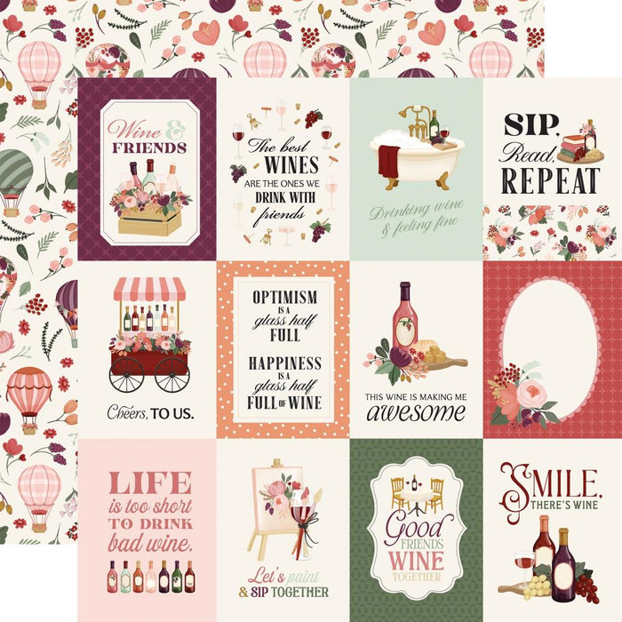 Carta Bella Wine - 3x4 Journaling Cards