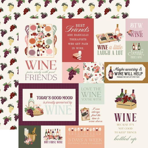 Carta Bella Wine - Multi Journaling Cards