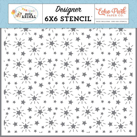 Echo Park Party Animal - You're My Shining Star Stencil