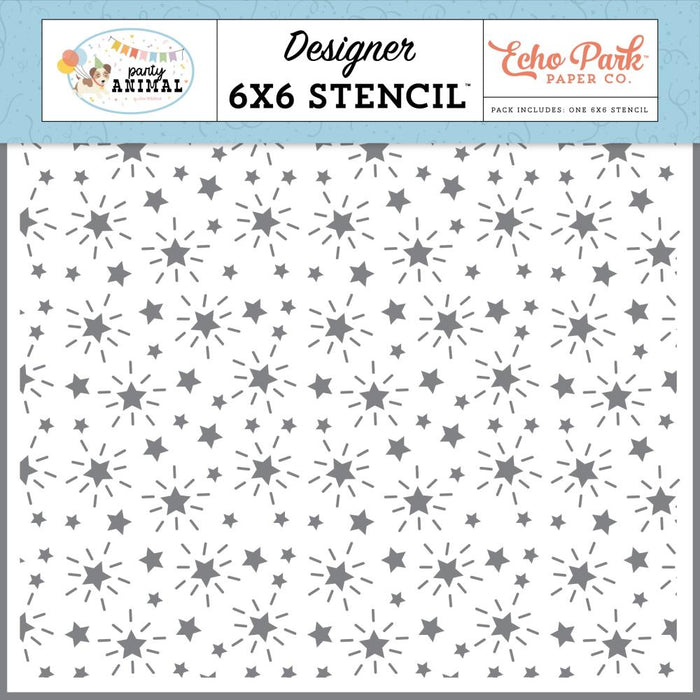 Echo Park Party Animal - You're My Shining Star Stencil