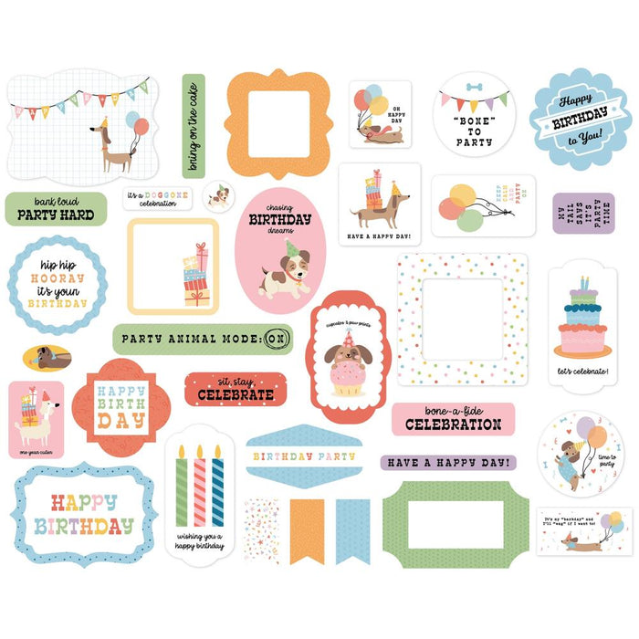 Echo Park Party Animal - Ephemera Icons