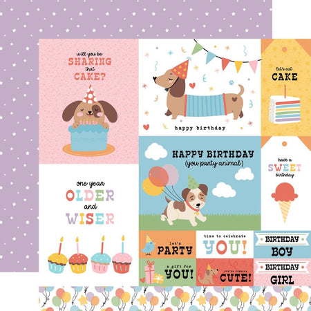 Echo Park Party Animal - Multi Journaling Cards