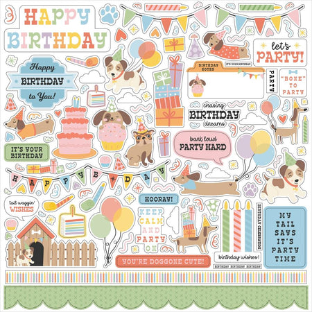 Echo Park Party Animal - Element Stickers