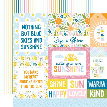 Echo Park You Are My Sunshine - Multi Journaling Cards