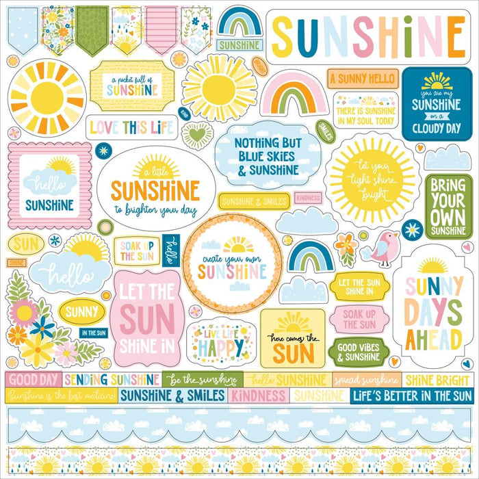 Echo Park You Are My Sunshine - Element Stickers