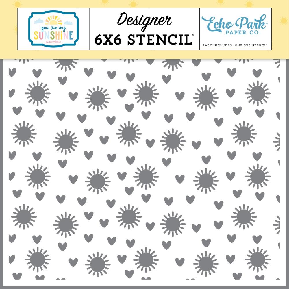 Echo Park You Are My Sunshine - Sunny Love Stencil
