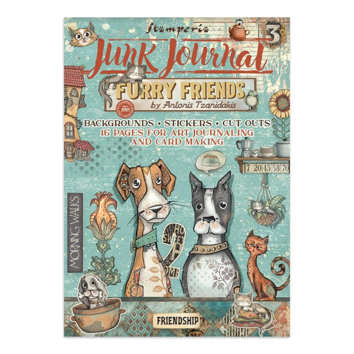 Stamperia Furry Friends - Junk Journal