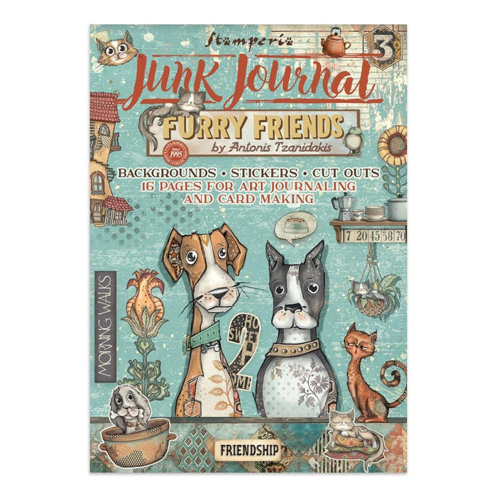 Stamperia Furry Friends - Junk Journal