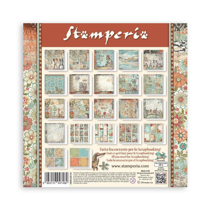 Stamperia Furry Friends - 8x8 Maxi Paper Pack