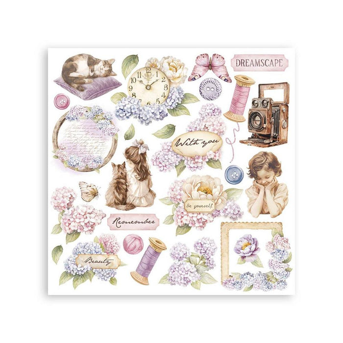 Stamperia Quiet Days - Rub-Ons Assortment Kit