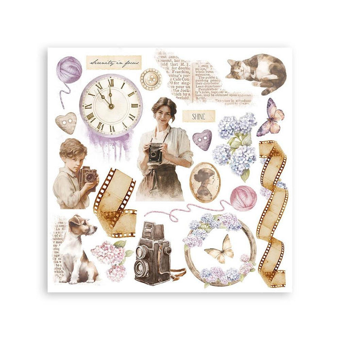 Stamperia Quiet Days - Rub-Ons Assortment Kit