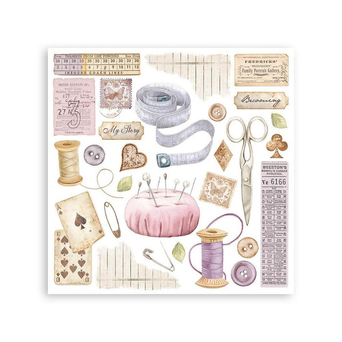 Stamperia Quiet Days - Rub-Ons Assortment Kit