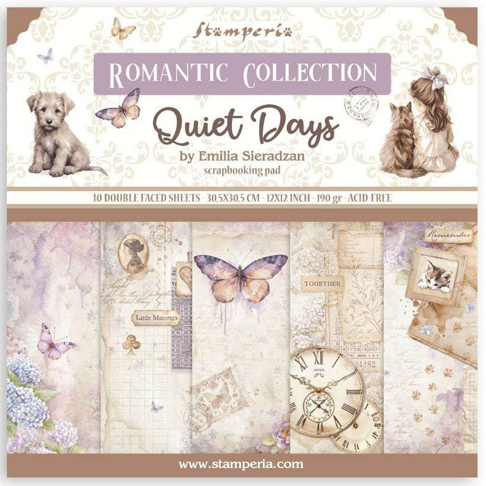 Stamperia Quiet Days - 12x12 Paper Pack