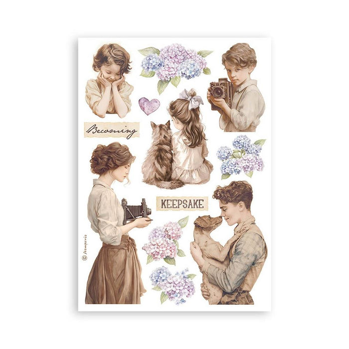 Stamperia Quiet Days - A5 Washi Pad