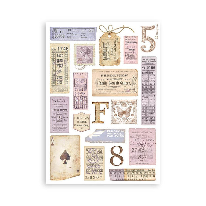 Stamperia Quiet Days - A5 Washi Pad