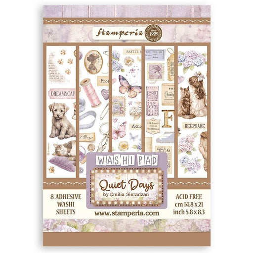 Stamperia Quiet Days - A5 Washi Pad
