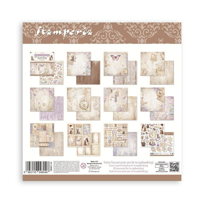 Stamperia Quiet Days - 8x8 Paper Pack
