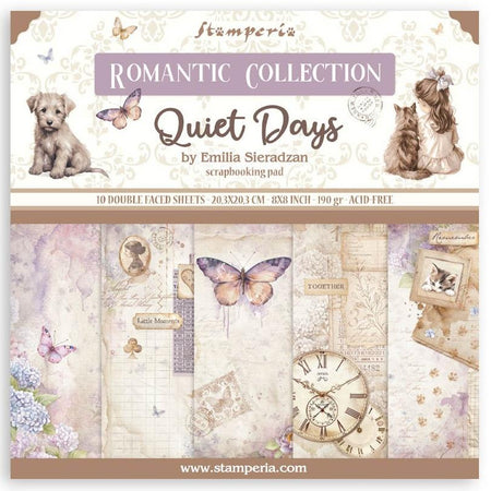 Stamperia Quiet Days - 8x8 Paper Pack