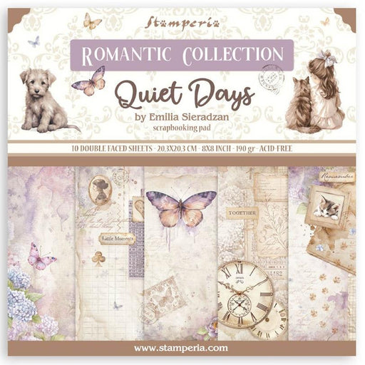 Stamperia Quiet Days - 8x8 Paper Pack