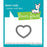 Lawn Fawn Craft Die - Critter Conversation Heart Add On Outline